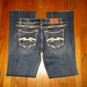 L.A. IDOL Embellished Boot Cut Jeans